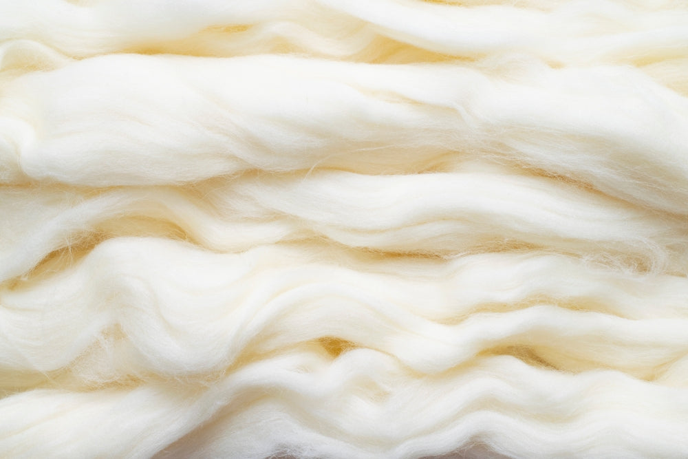 en sağlıklı ve sürdürülebilir tekstil ürünü merino yünü, yakın detaylı çekim